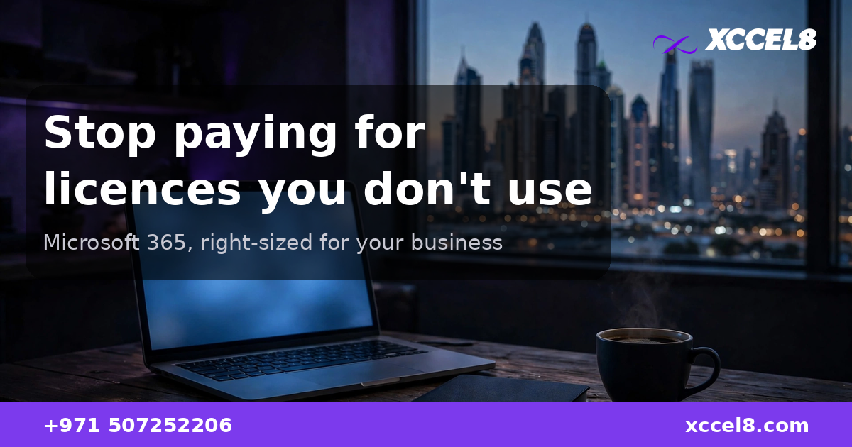 Microsoft 365 for UAE SMEs: what's worth paying for (and what's not)