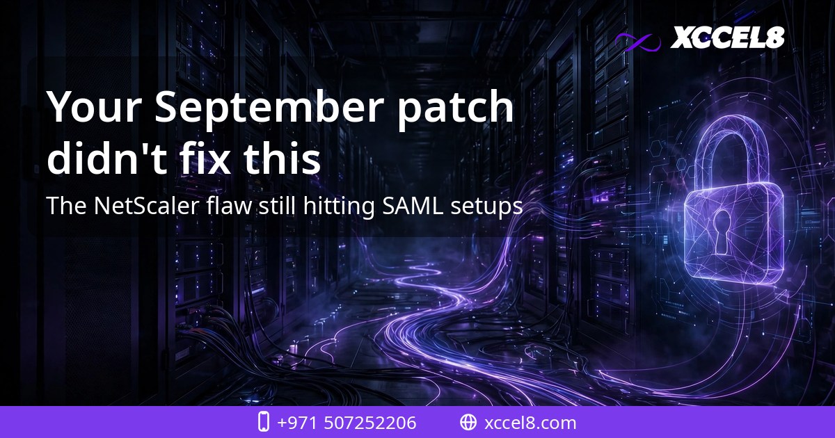 Patched but still exposed: the NetScaler flaw your September update didn't fix