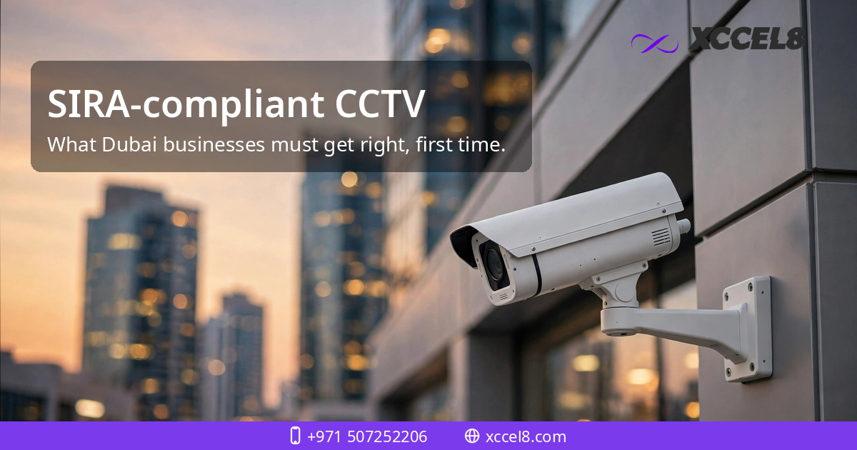 CCTV in Dubai: getting SIRA compliance right the first time