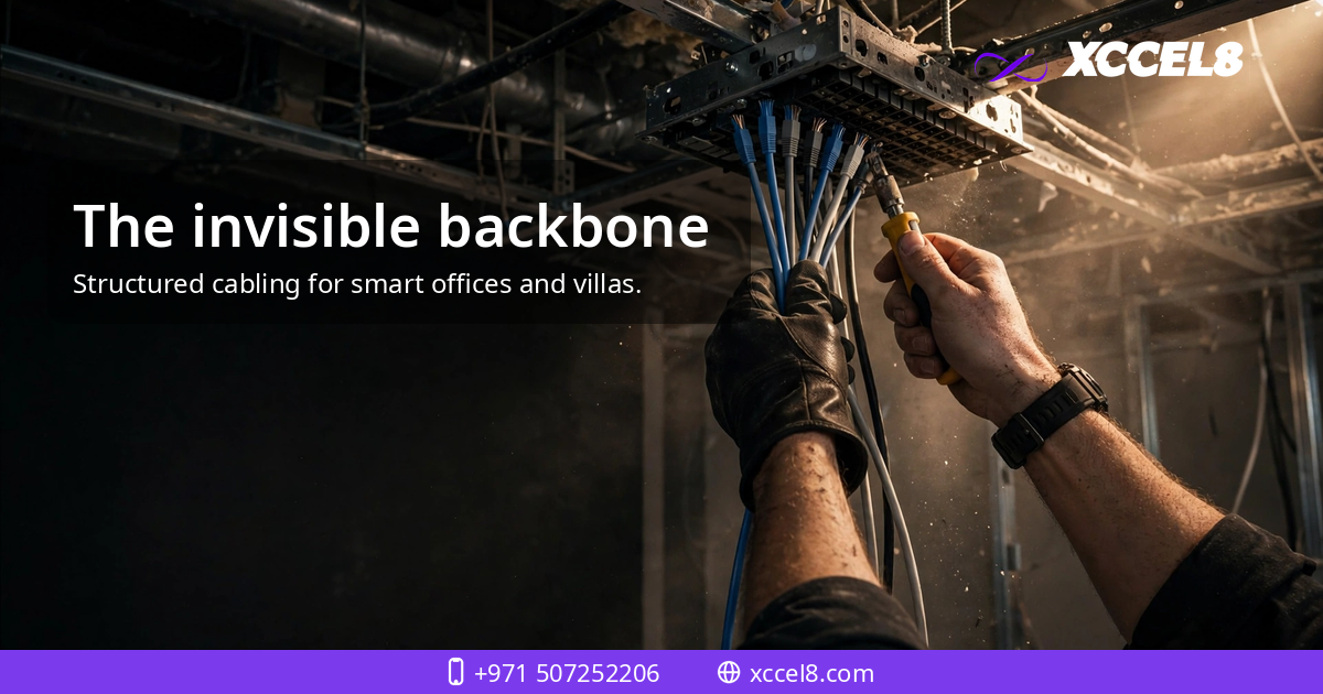 Structured cabling: the invisible backbone of smart offices and villas