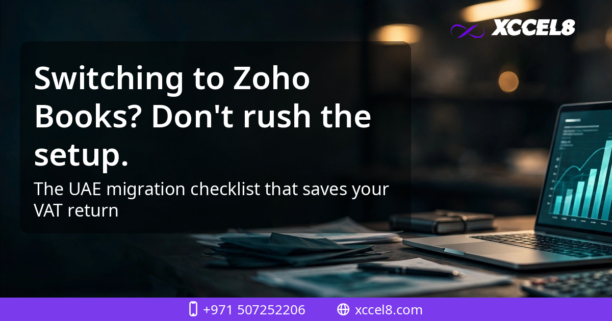 Migrating to Zoho Books: what UAE businesses should get right before switching