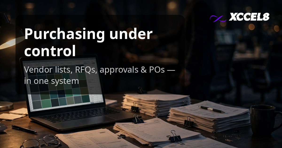 Zoho Procurement: bringing order to vendor management, RFQs and purchasing