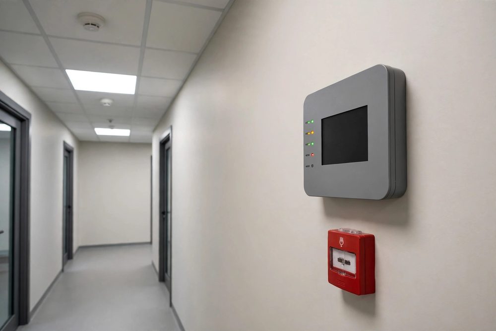 Fire alarm panel and detectors